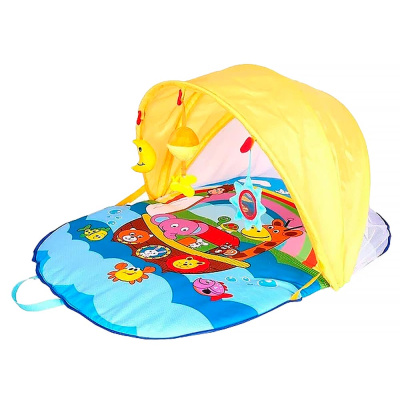 Развивающий коврик В океане с капором Biba Toys BP149 1